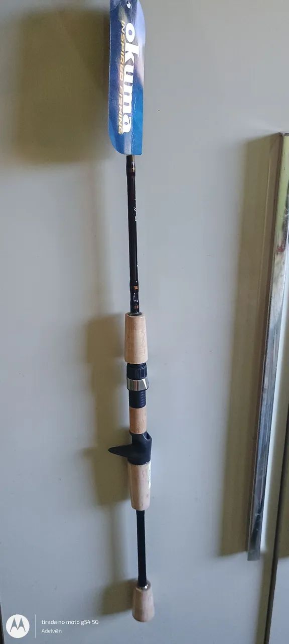  vara de  pesca nova carretilha okuma reflexions 8/17 libras - Foto 2