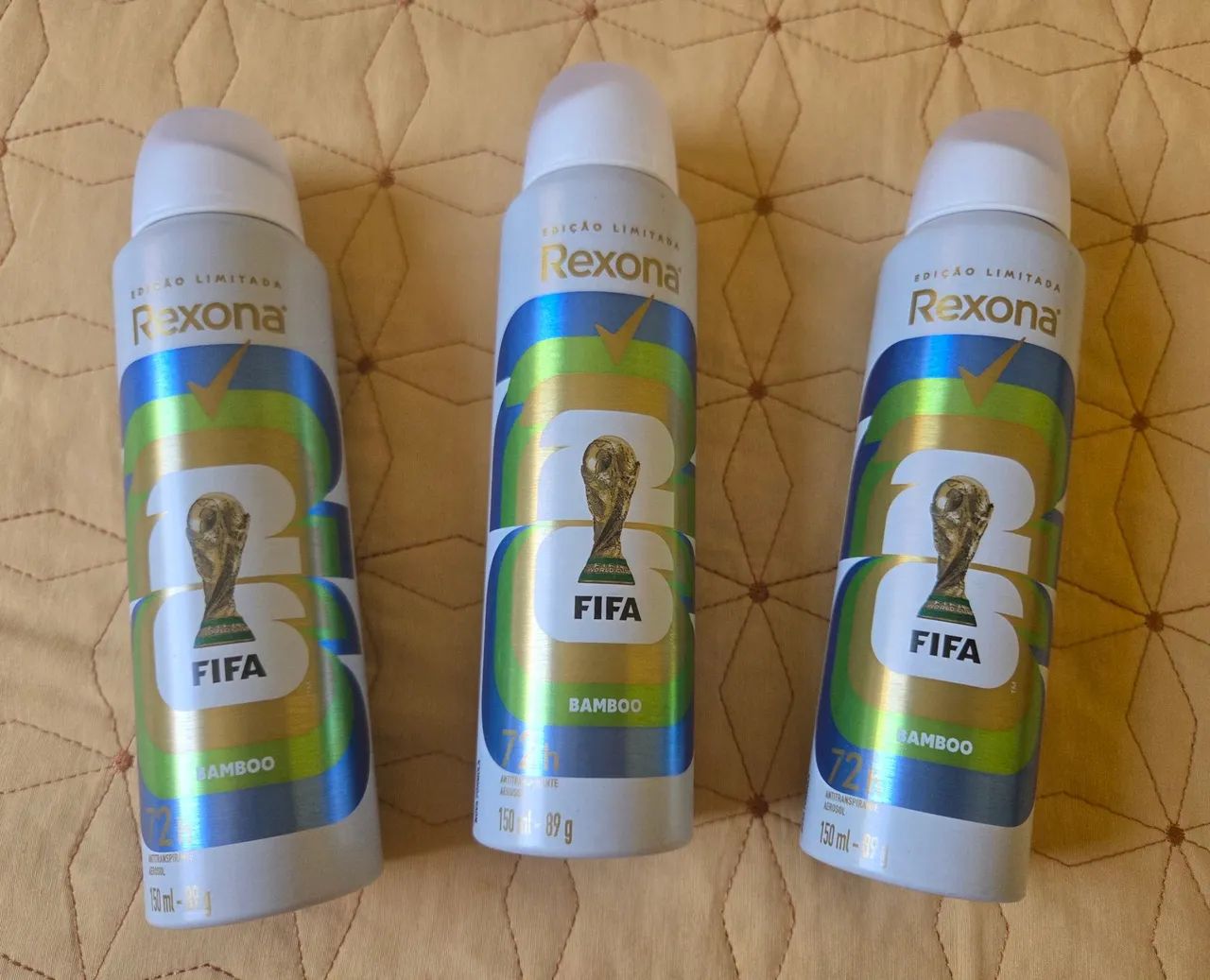 Kit 3 Desodorantes Rexona Bamboo