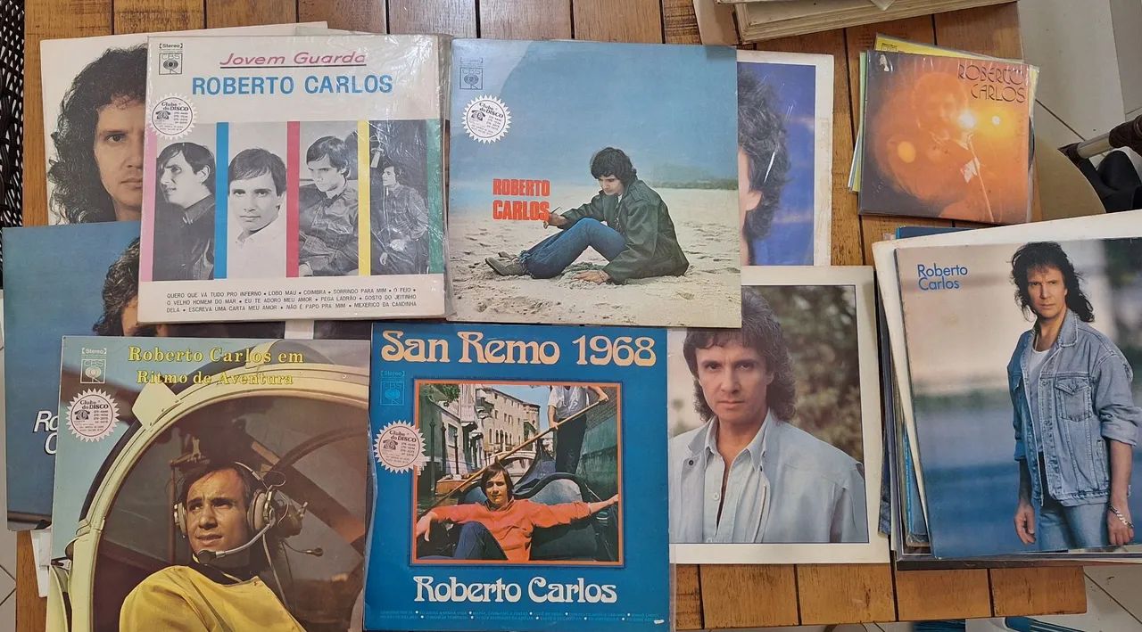 36 discos de vinil Roberto Carlos
