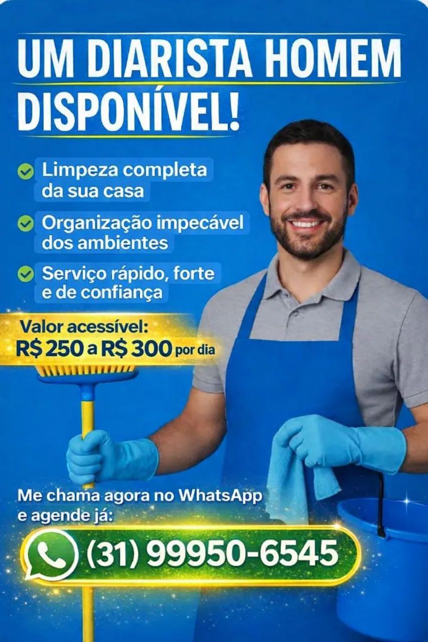 Diarista masculino  - Foto 2