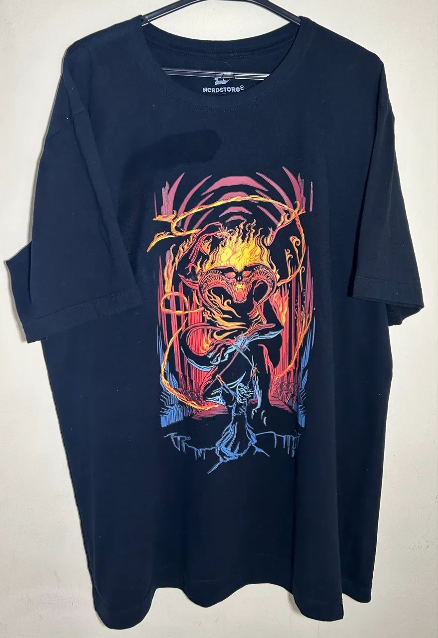 03 camisas temáticas O Hobbit é Senhor dos Anéis da Nerdstore - Usadas em Bom Estado - Foto 3