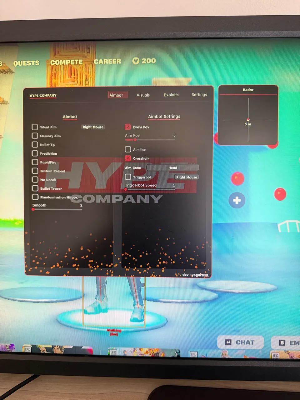 Key Lifetime Hype Company Fortnite External - Foto 4