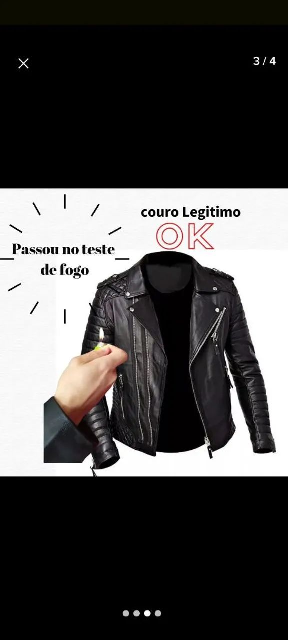 Jaqueta de couro  - Foto 2