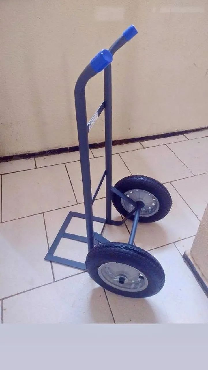 Carrinho Transporte Carga 150kg Roda Pneumática - Foto 3
