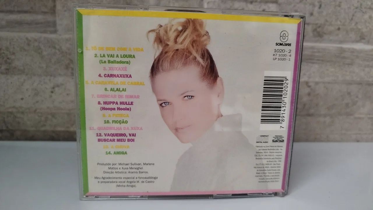 Cd Xuxa - Tô de bem com a vida  - Foto 2