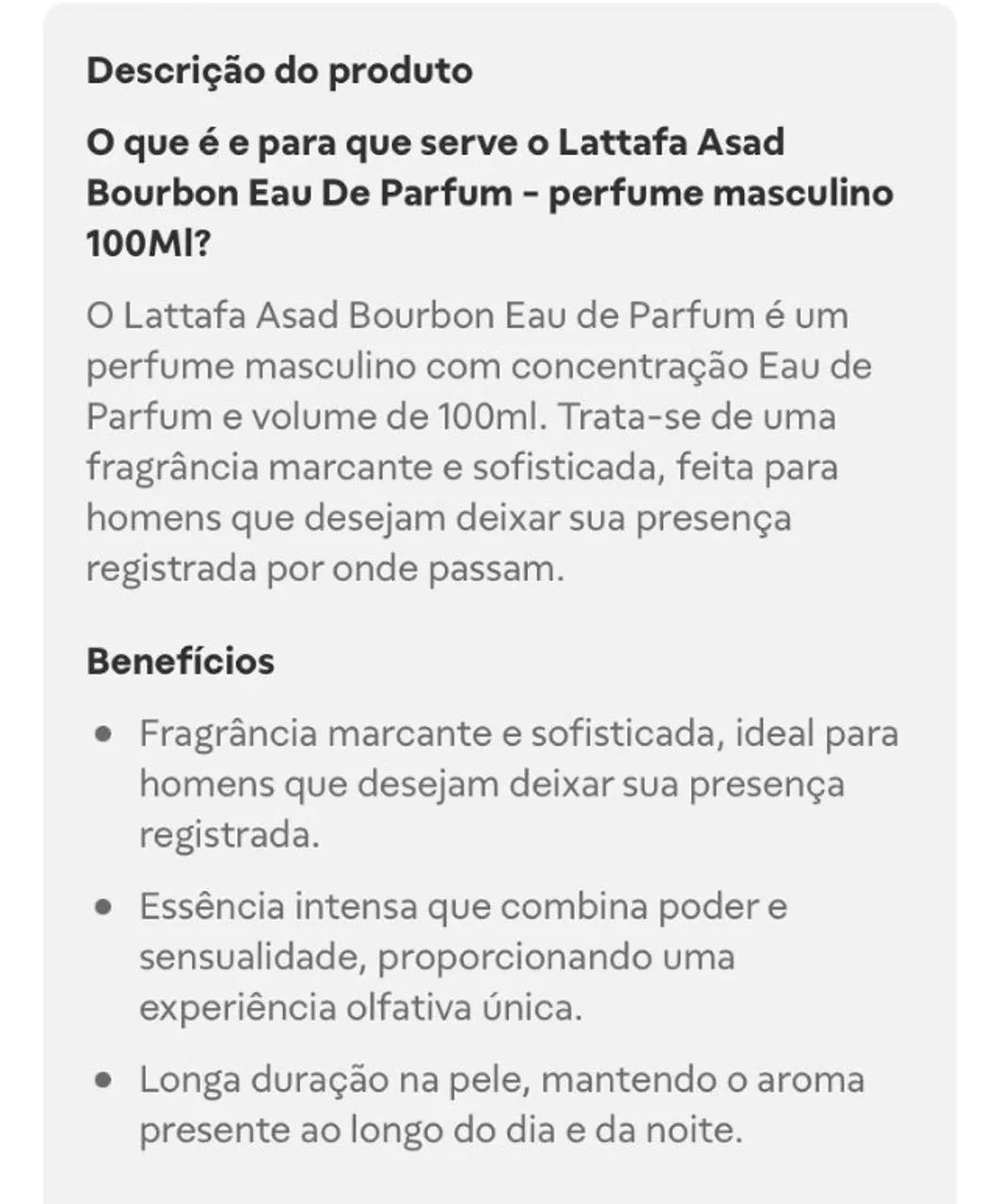 Perfume Lattafa Asad Bourbon 100ml masculino - Foto 3