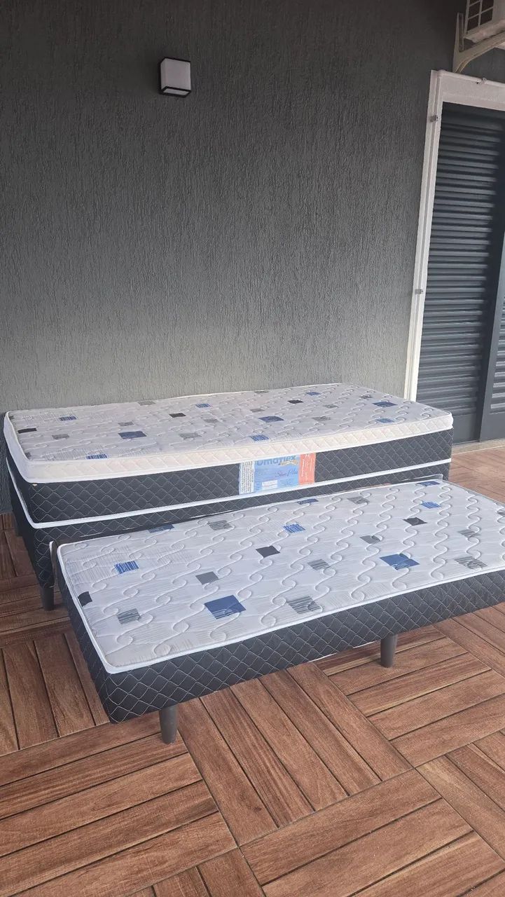 VENDO cama box solteiro c/ auxiliar 