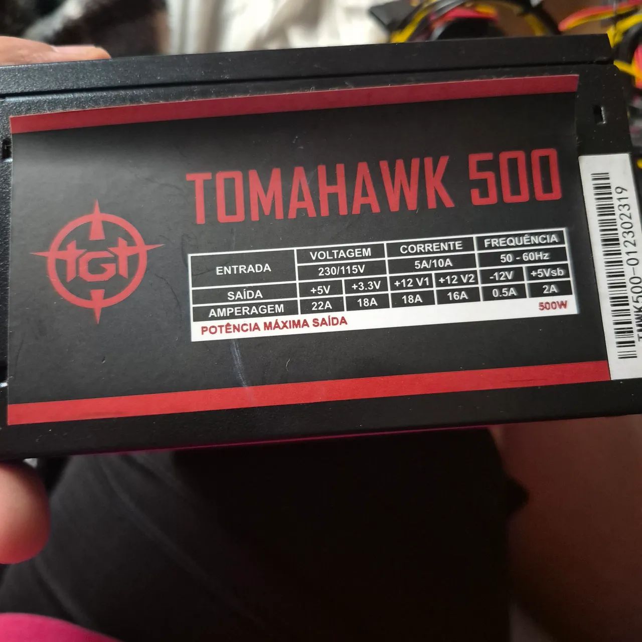 Fonte 500w TOMAHAWK 500 - Foto 3