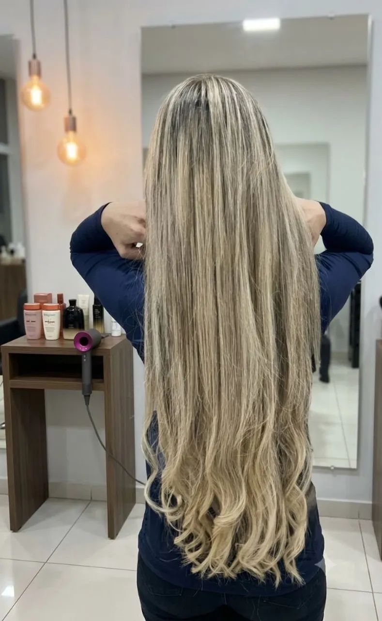 mega hair humano, 70 centímetros 250 gramas  - Foto 2