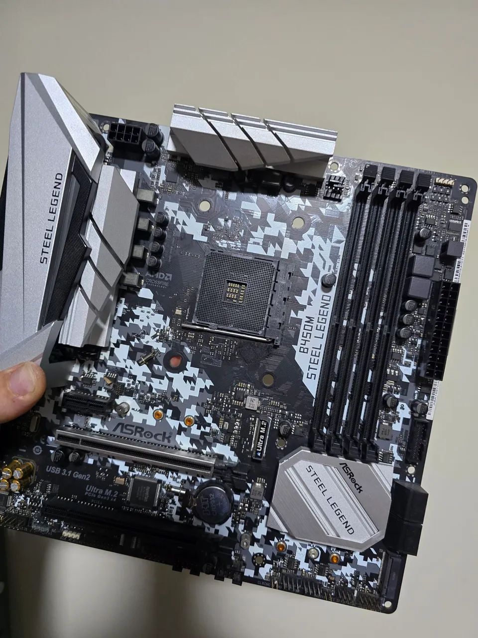 Placa mãe B450M STEEL LEGEND - Foto 3