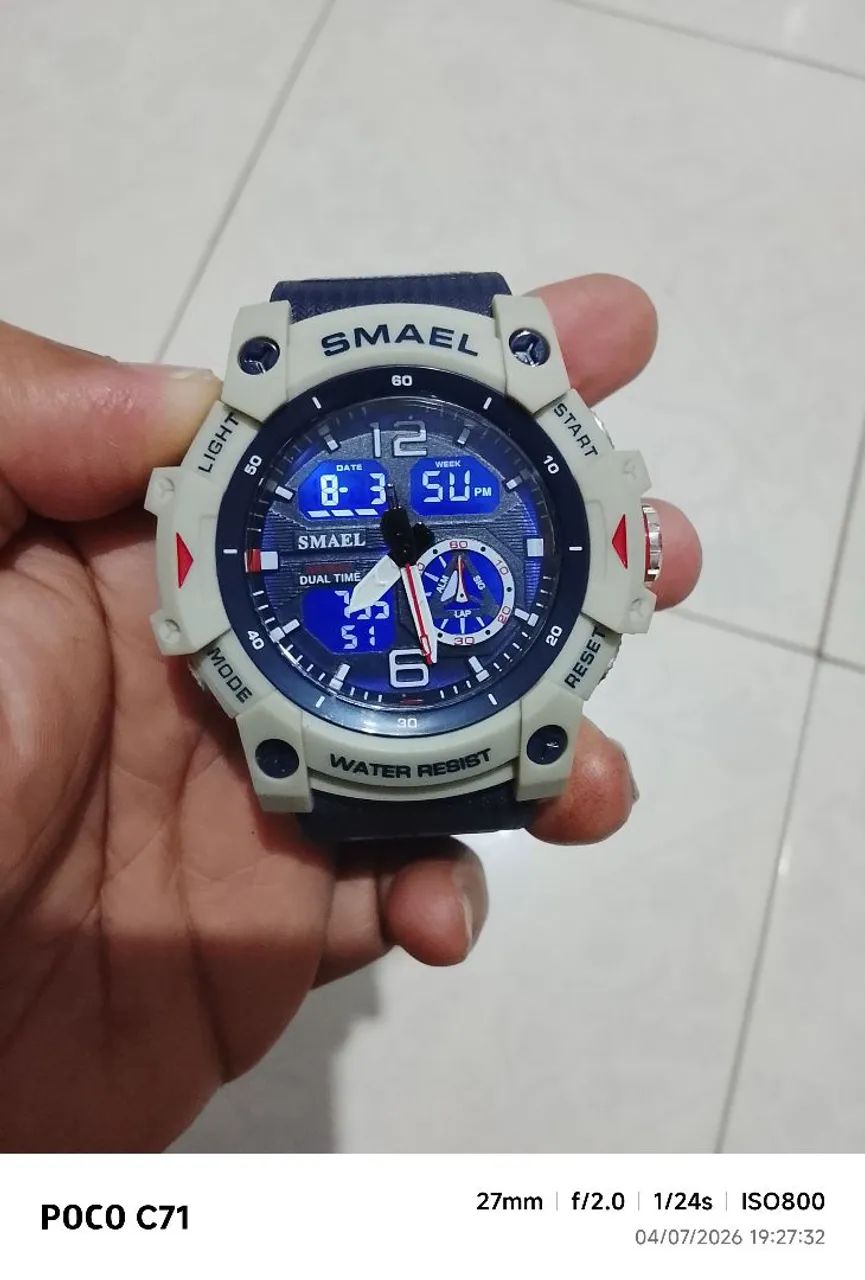 Relógio Smael digital Aprova d'água Novo - Foto 5