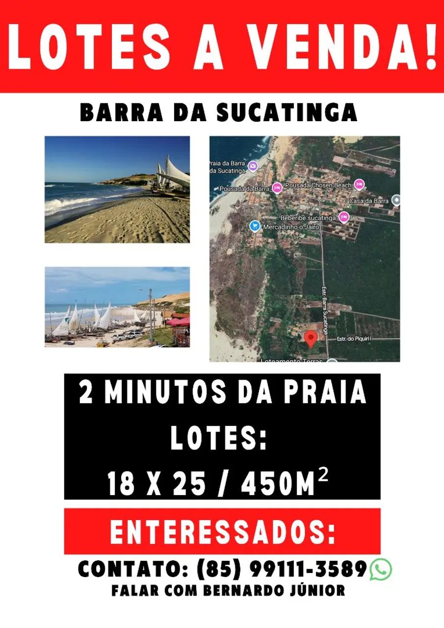 LOTES NA BARRA DA SUCATINGA BEBERIBE 