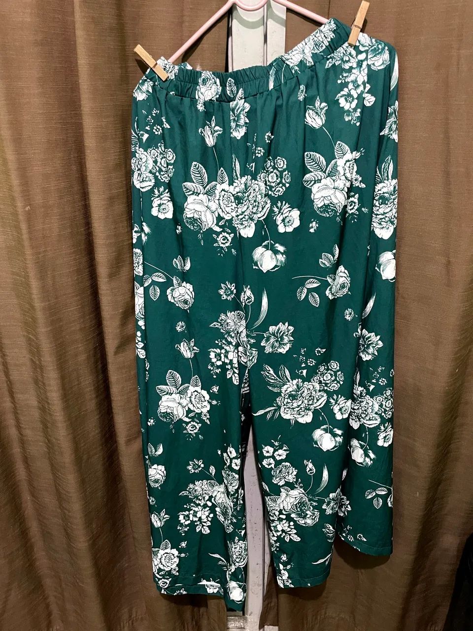 Calça verde florida 1xl da shein 