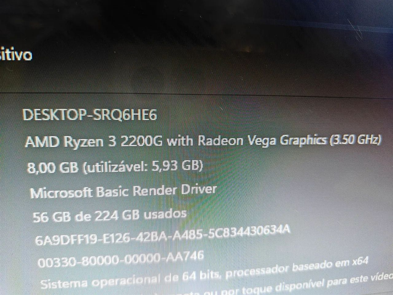 CPU AMD ryzen 3 2200G - Foto 3