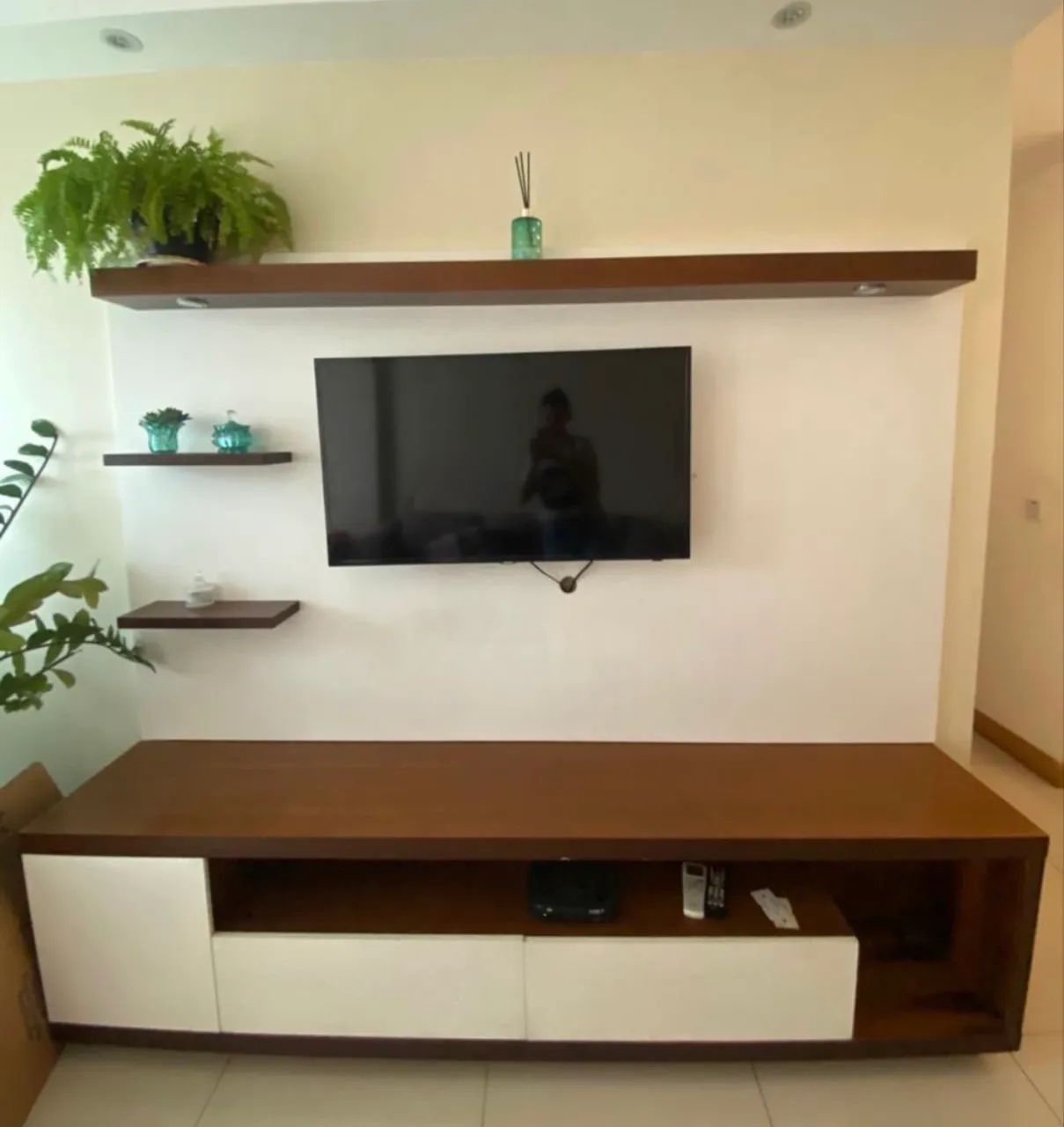 Rack com painel 