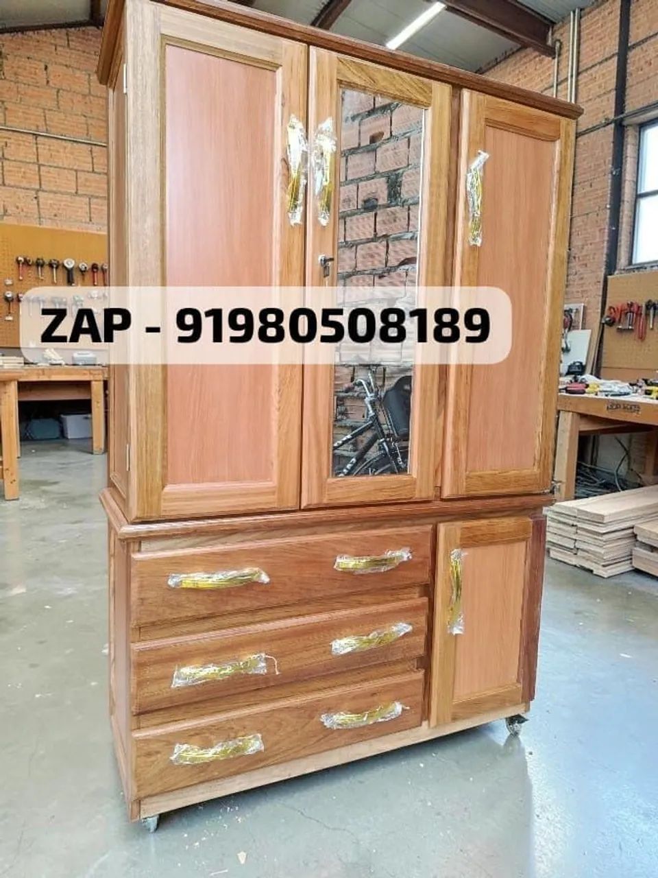 Guarda - roupa de solteiro novo completo  - Foto 2