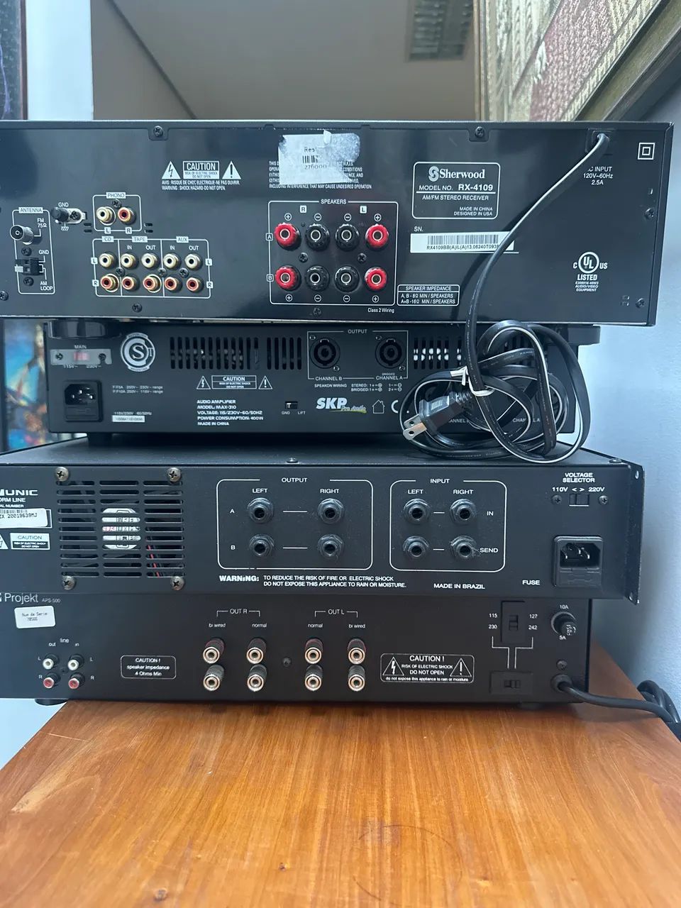 Lote de receiver a amplificador  - Foto 2