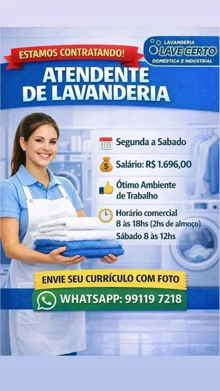 Atendente de Lavanderia 