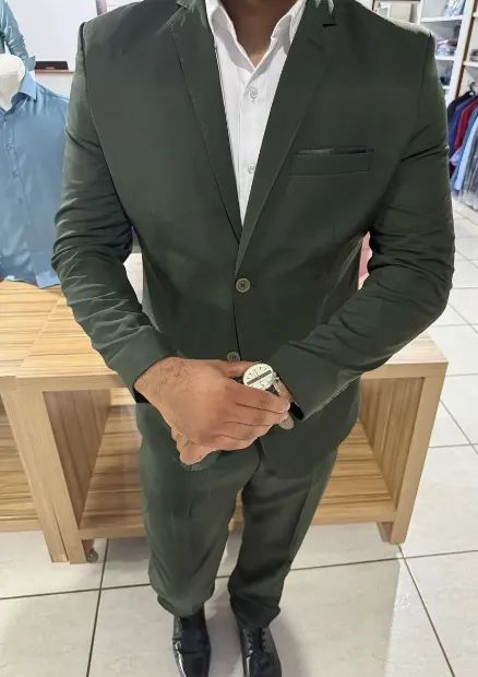 Conjunto de terno  verde escuro Nº 56 - Foto 4