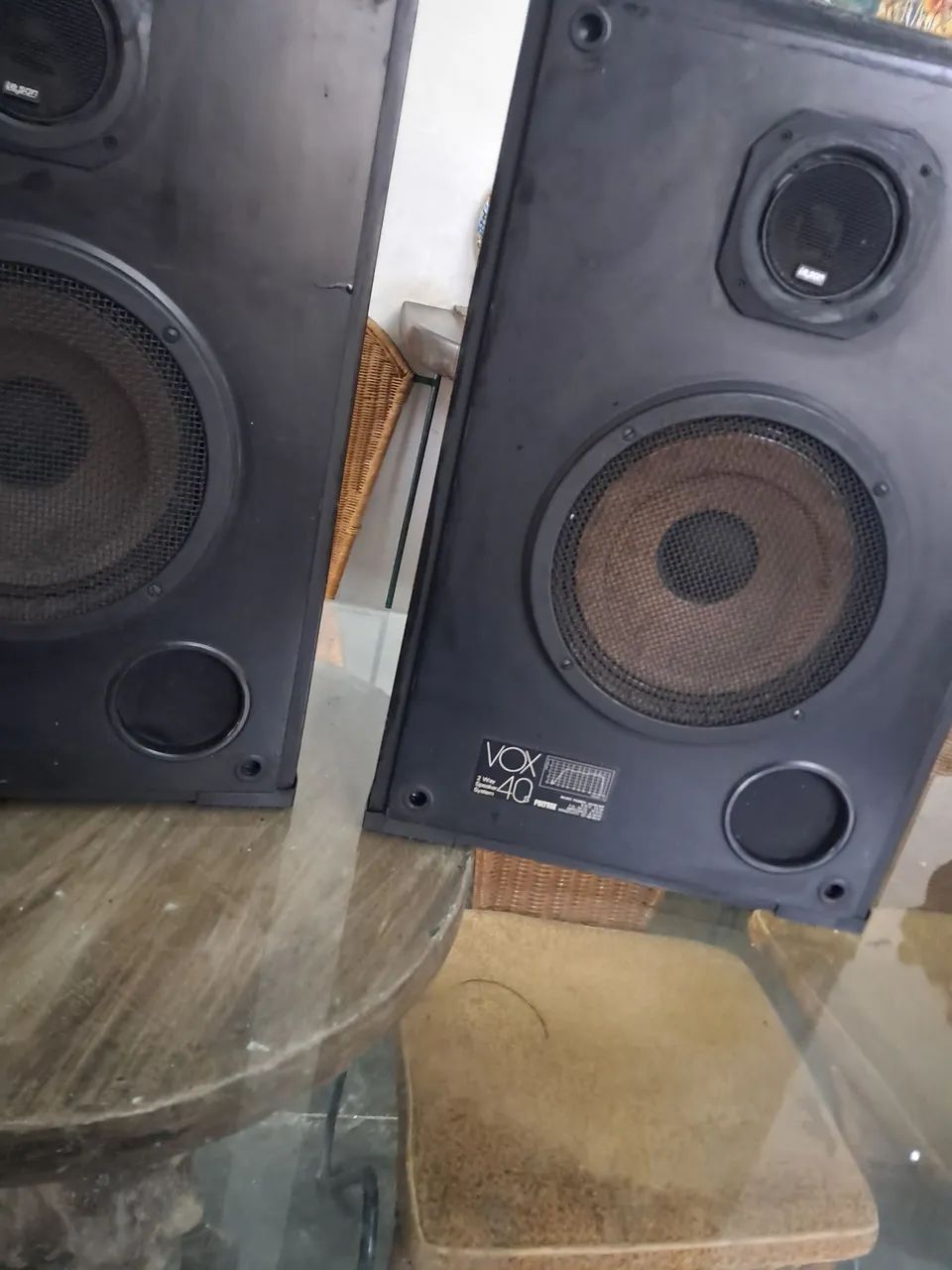 Caixas de som polyvox S40 vintage - Foto 2