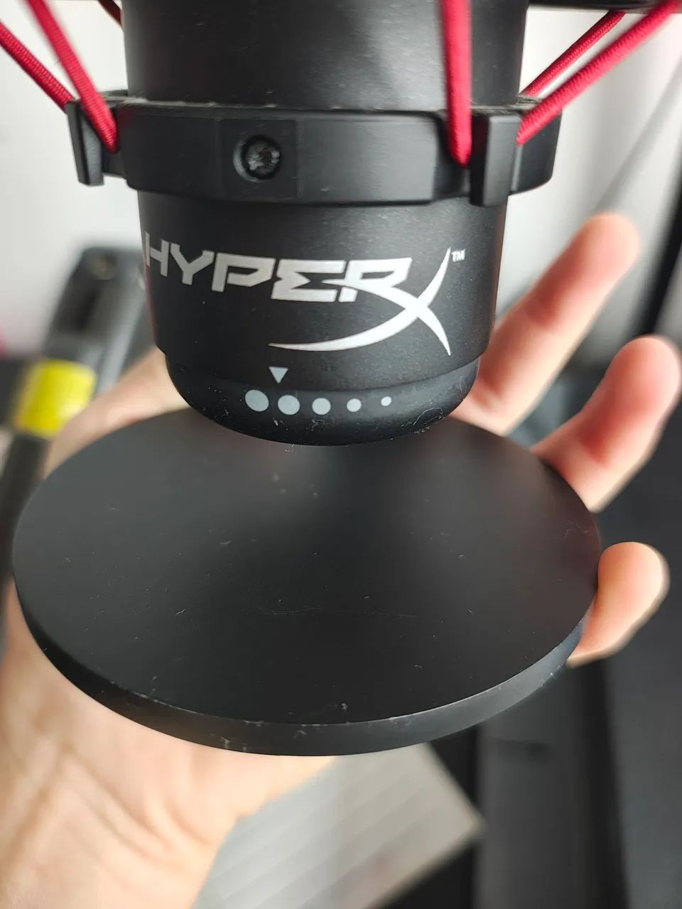 Microfone Condensador Gamer HyperX QuadCast USB - Foto 4