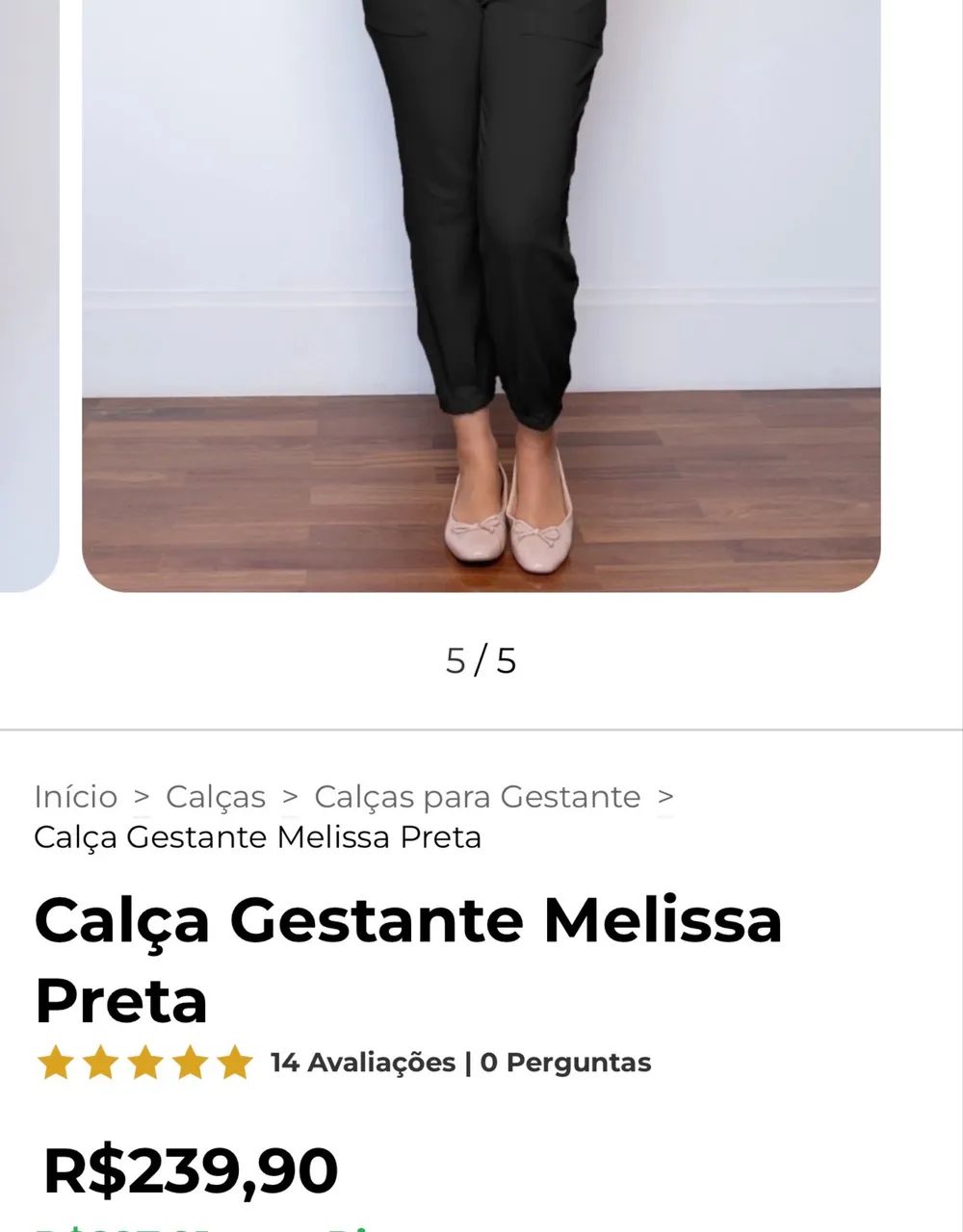 Calça gestante Perfeita - Foto 5