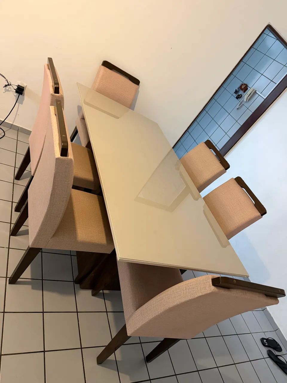 Mesa de jantar 6 lugares