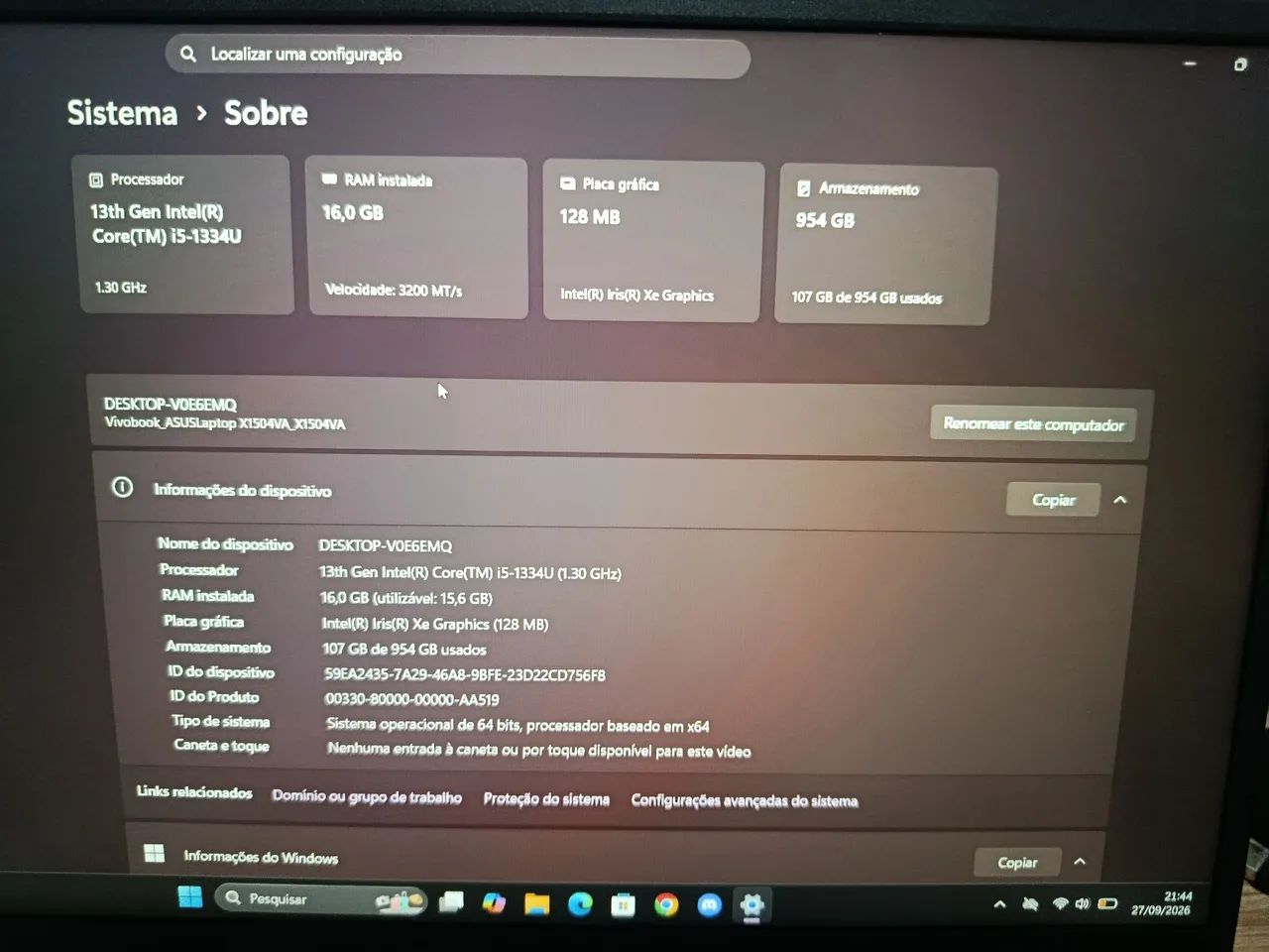 Notebook Asus  - Foto 3