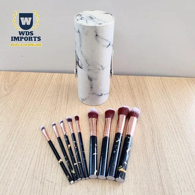 Pincel para Maquiagem Kit com 9 peças - Foto 3