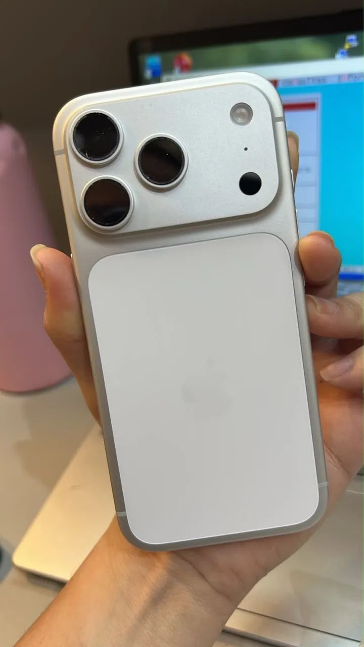 iPhone 17 pro Max 512g Silver bateria 100%(ACEITO TROCA) - Foto 2