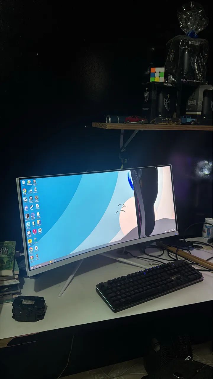 Monitor Gamer SuperFrame, 30 pol, Curvo, UltraWide - Foto 2