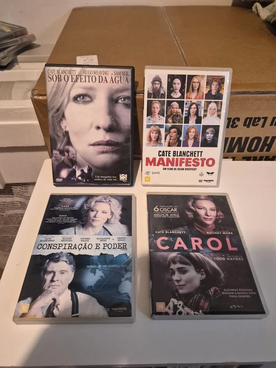 LOTE 4 DVDS ? CATE BLANCHETT