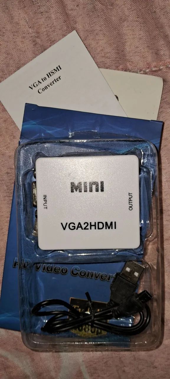 Conversor VGA2HDMI MINI HD Video Converter Full HD 1080p - Foto 3