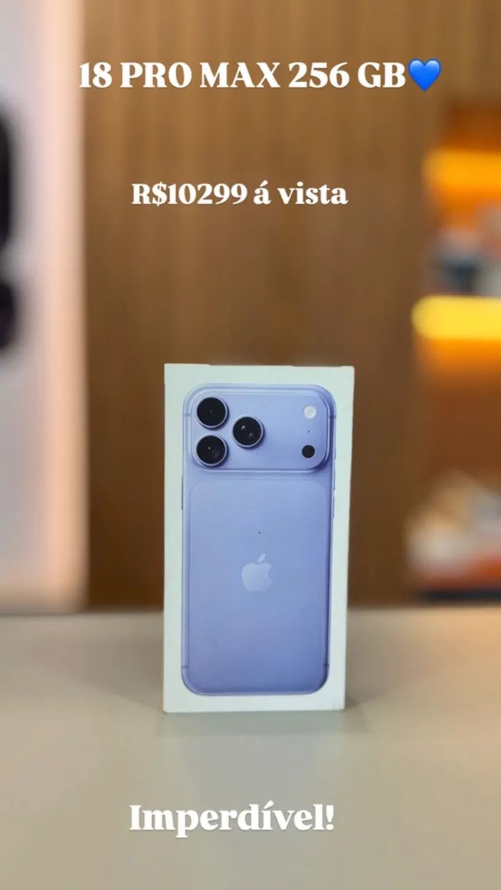 IPHONE 18 PRO MAX 256 GB NOVO