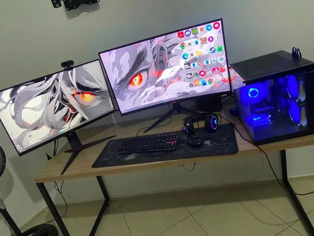 pc gamer comepleto + dois monitores - Foto 3