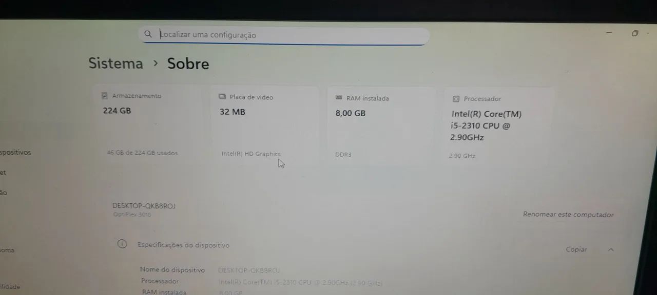 Computador dell optiplex  3010