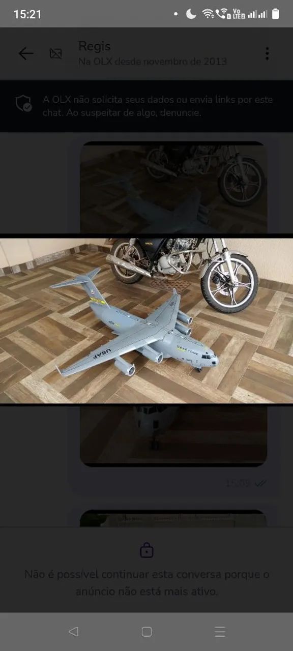 Aeromodelo boing 