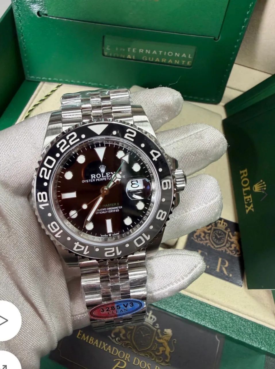 Vendo relógio GMT Bruce Wayne Linha  premium automático  na cx - Foto 4