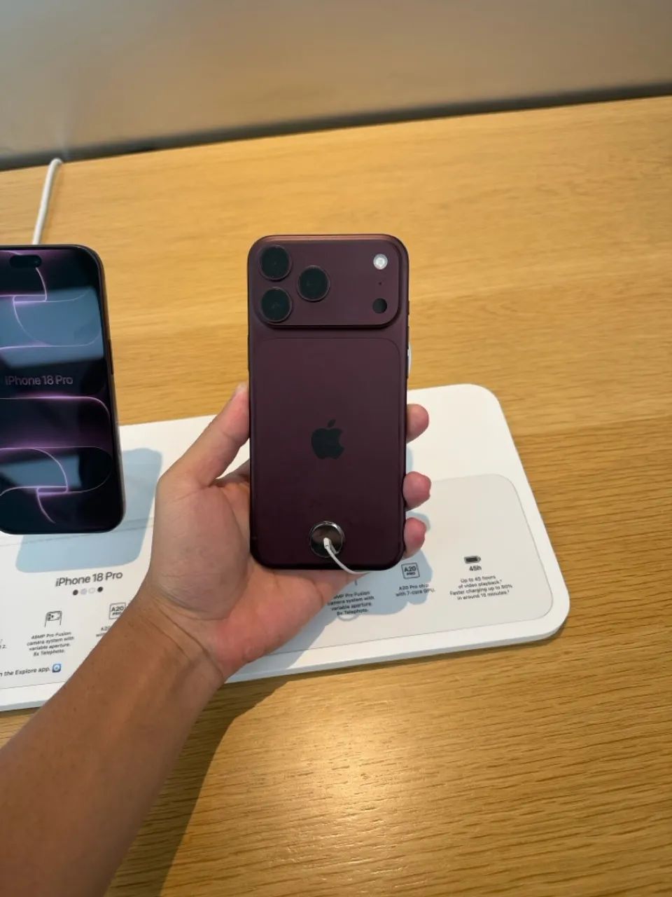 Iphone 18 pro max 512gb bordô - Foto 2