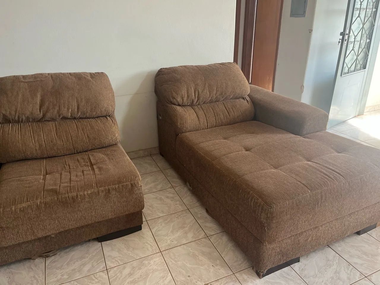 Sofá 3 lugares retrátil e reclinável - 1,95m - Foto 4