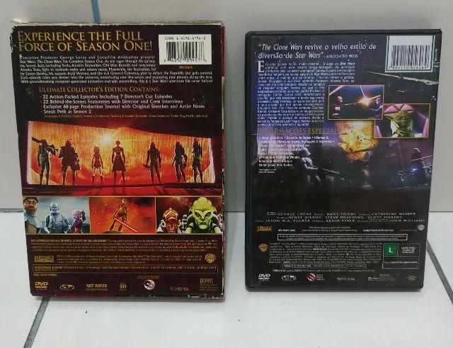 Star Wars capa de dvd - Foto 4