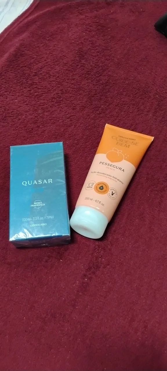 Perfume +hidratante boticário 