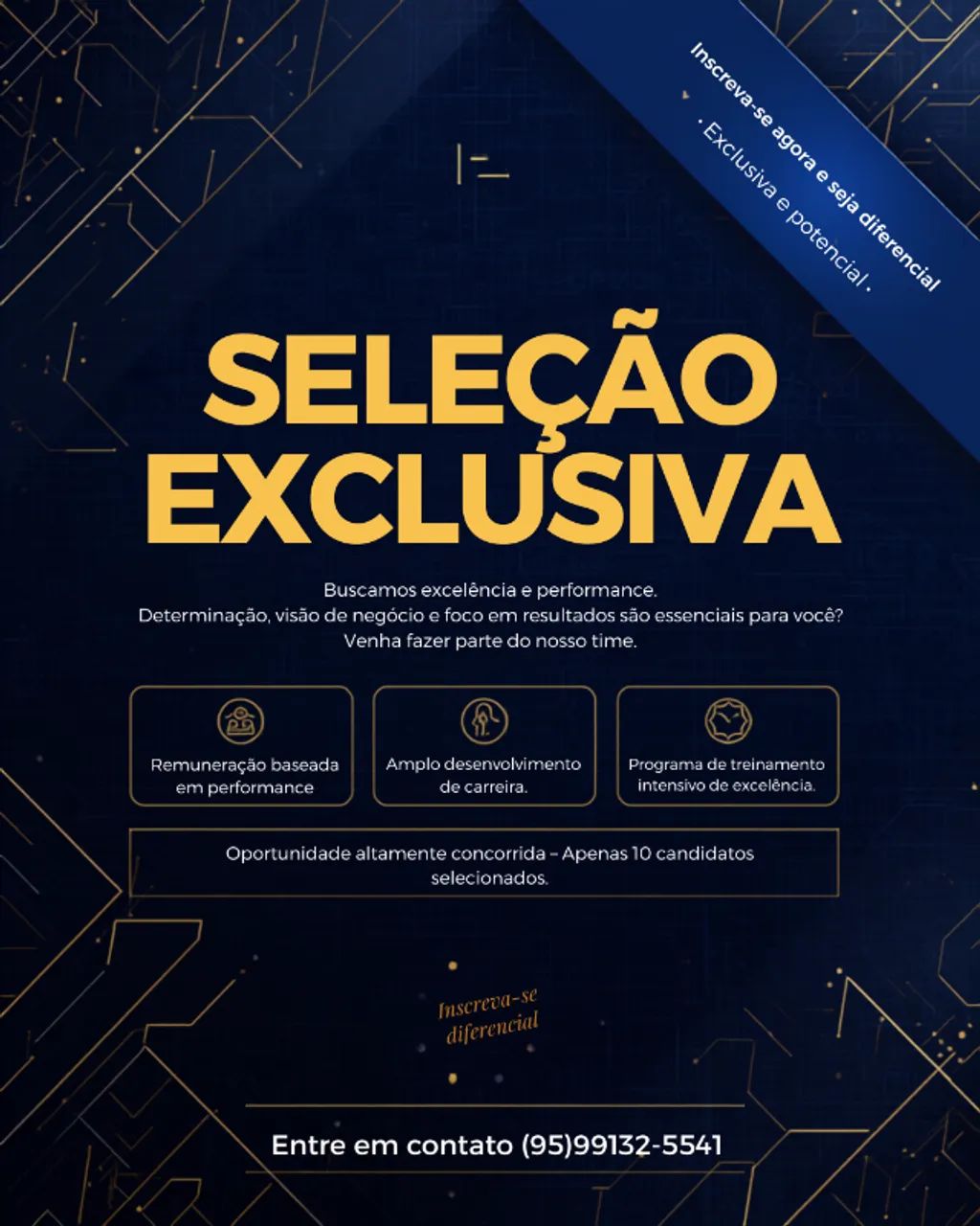 Seleção Exclusiva! Venha se desafiar, vagas limitadas. - Foto 2