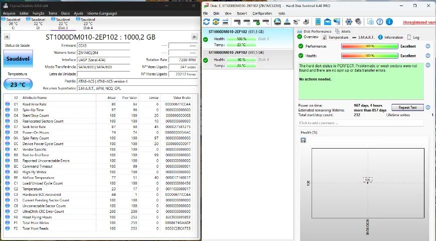 3 HD's 3.5 Seagate Constellation & Barracuda 1TB - 100% saudáveis - Foto 5