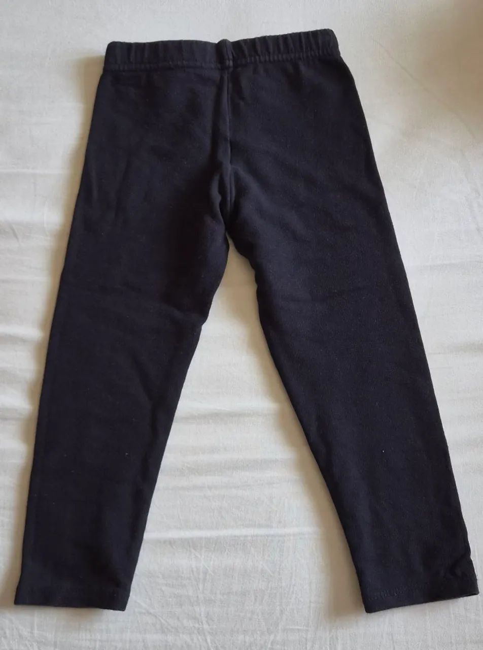 Calca legging infantil preta  - Foto 2