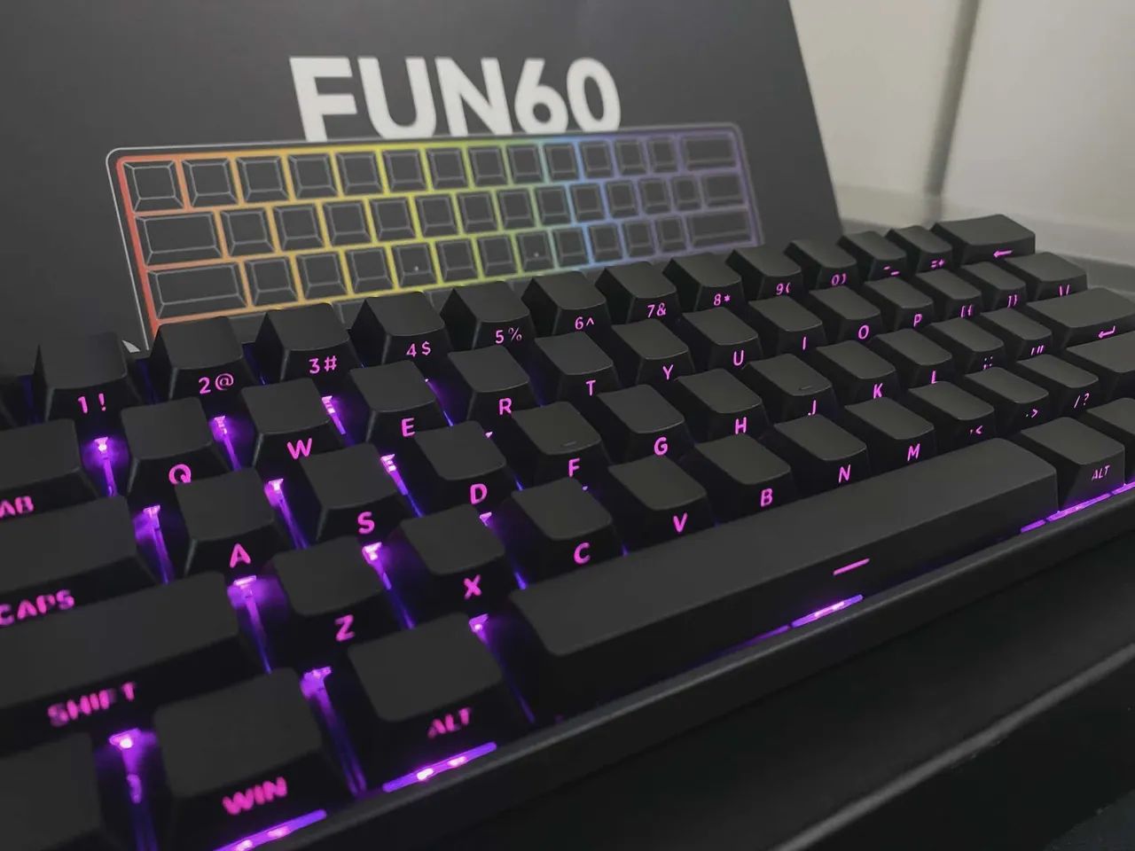 Teclado Magnético Gamer Fun60 Pro Black
