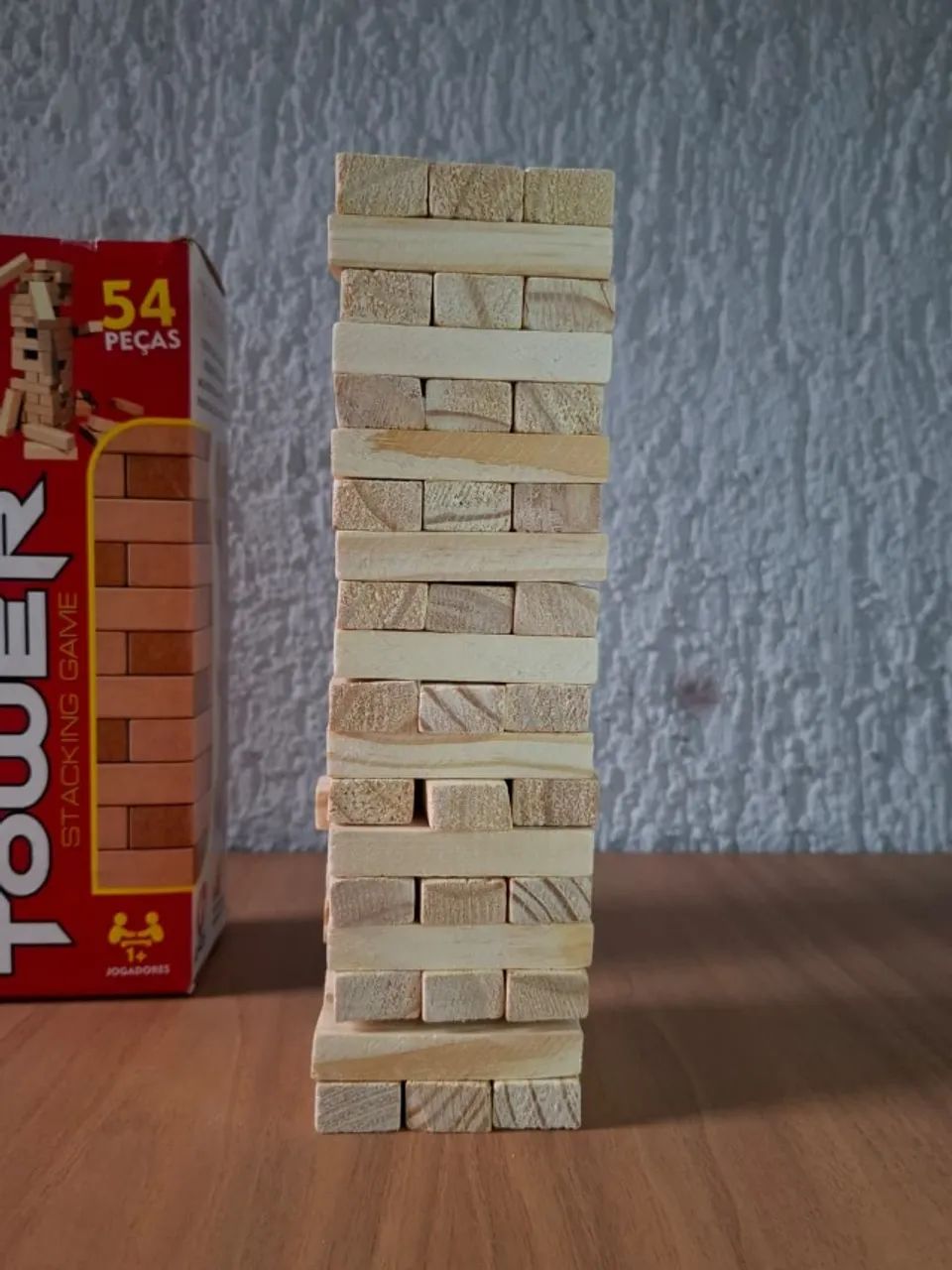 Jogo Tower Jenga de Madeira - Foto 4