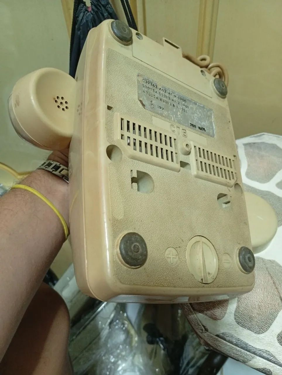 Vendo aparelho de telefone fixo antigo Siemens  - Foto 4