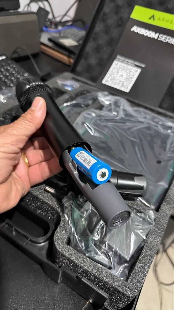 Microfone sem fio duplo Armer ax802m g2 - Foto 3