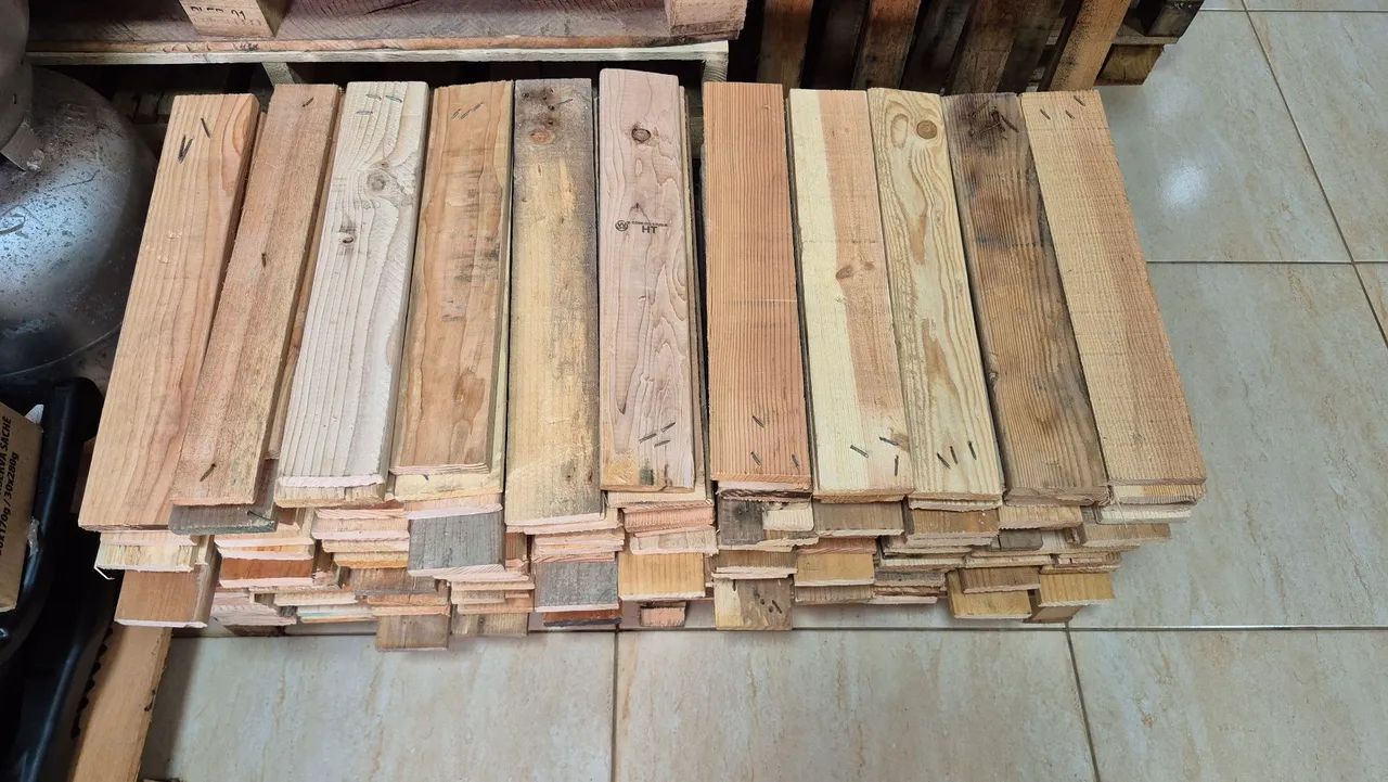 Cerquinhas decorativas, ripas de pallets medida 0.48 centímetros, entregamos.  - Foto 6
